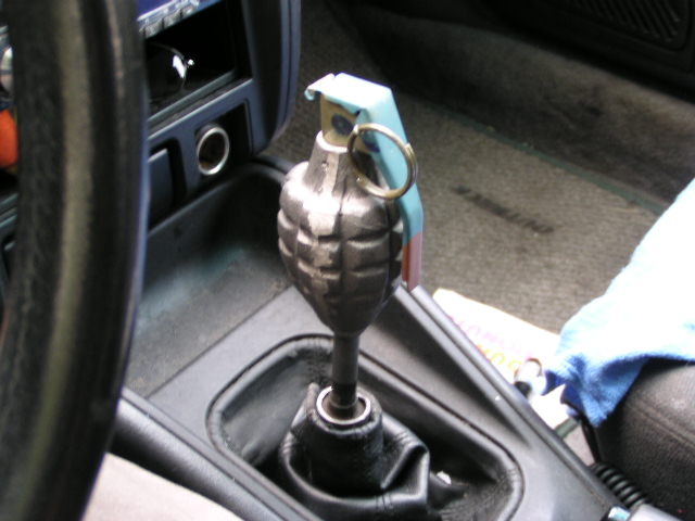 Grenade shift knob